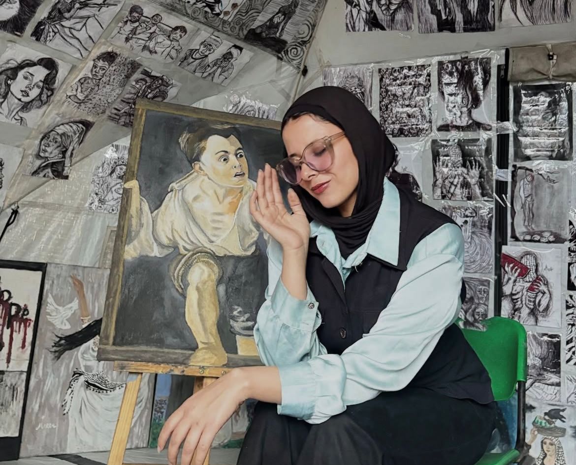 Gazze’de Sanatın Direnişi: Sanatçı Marah’ın Eserleri Dikkat Çekiyor